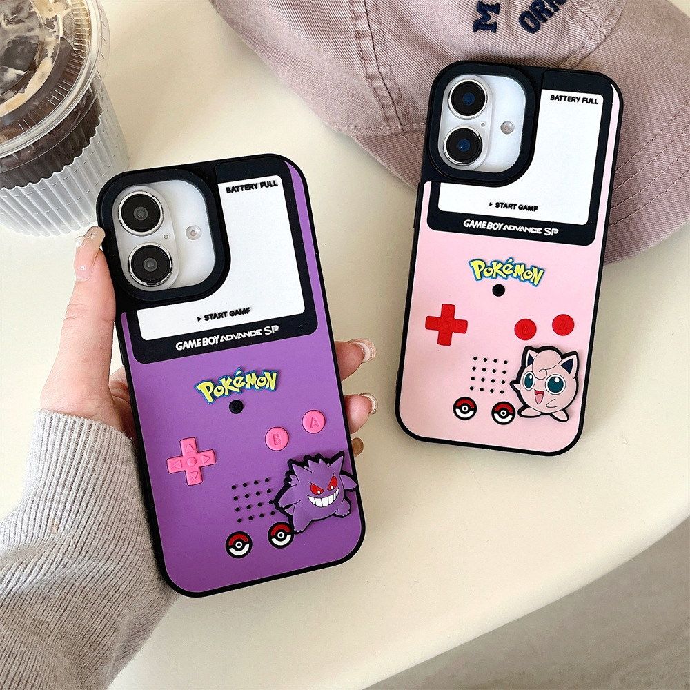 For iPhone XS XS 11-16 Pro Max Retro Gameboy 3D Case Shockproof