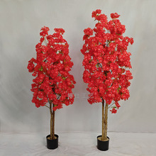 仿真樱花树大型商场酒店舞台装饰桃花树许愿假树婚庆装饰盆栽造景