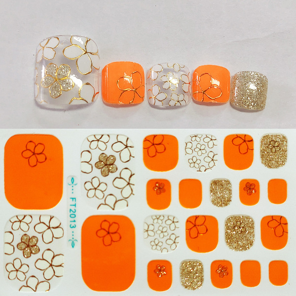 summer fake nails