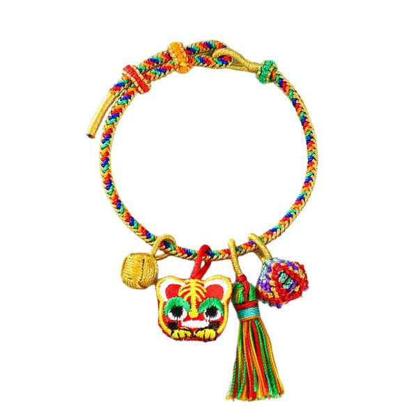 woven children's red rope bracelet handmade for adults