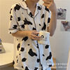 South Korean goods, pijama, thin shorts, loose fit, with short sleeve, Korean style, wholesale