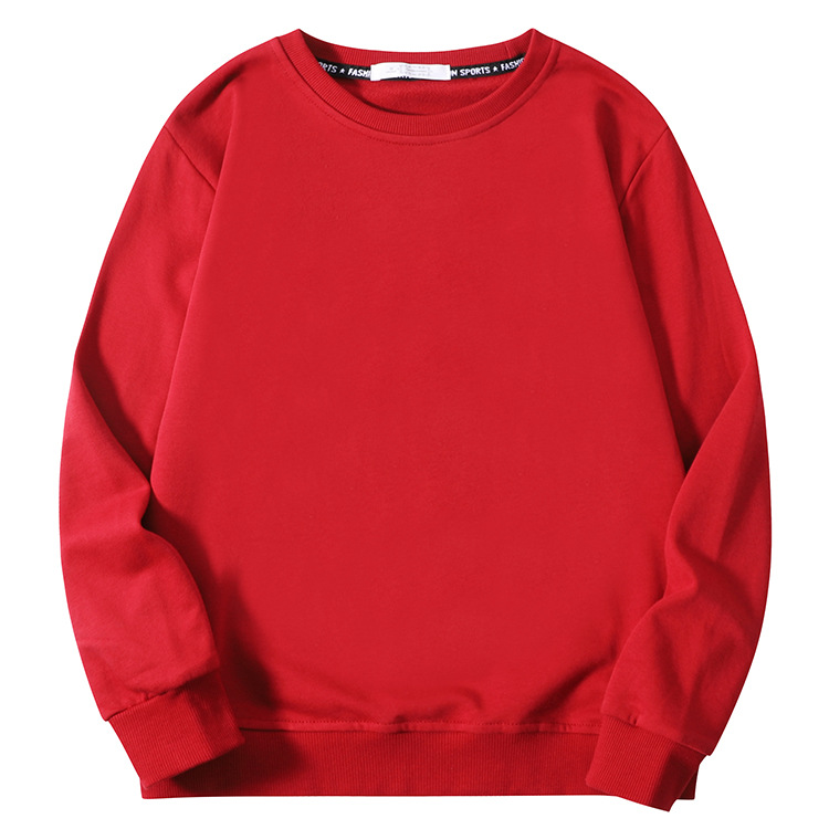 2021 spring and autumn Female models Socket Korean Edition Large Easy T-shirts Long sleeve lovers Versatile Solid Bottoming sweater