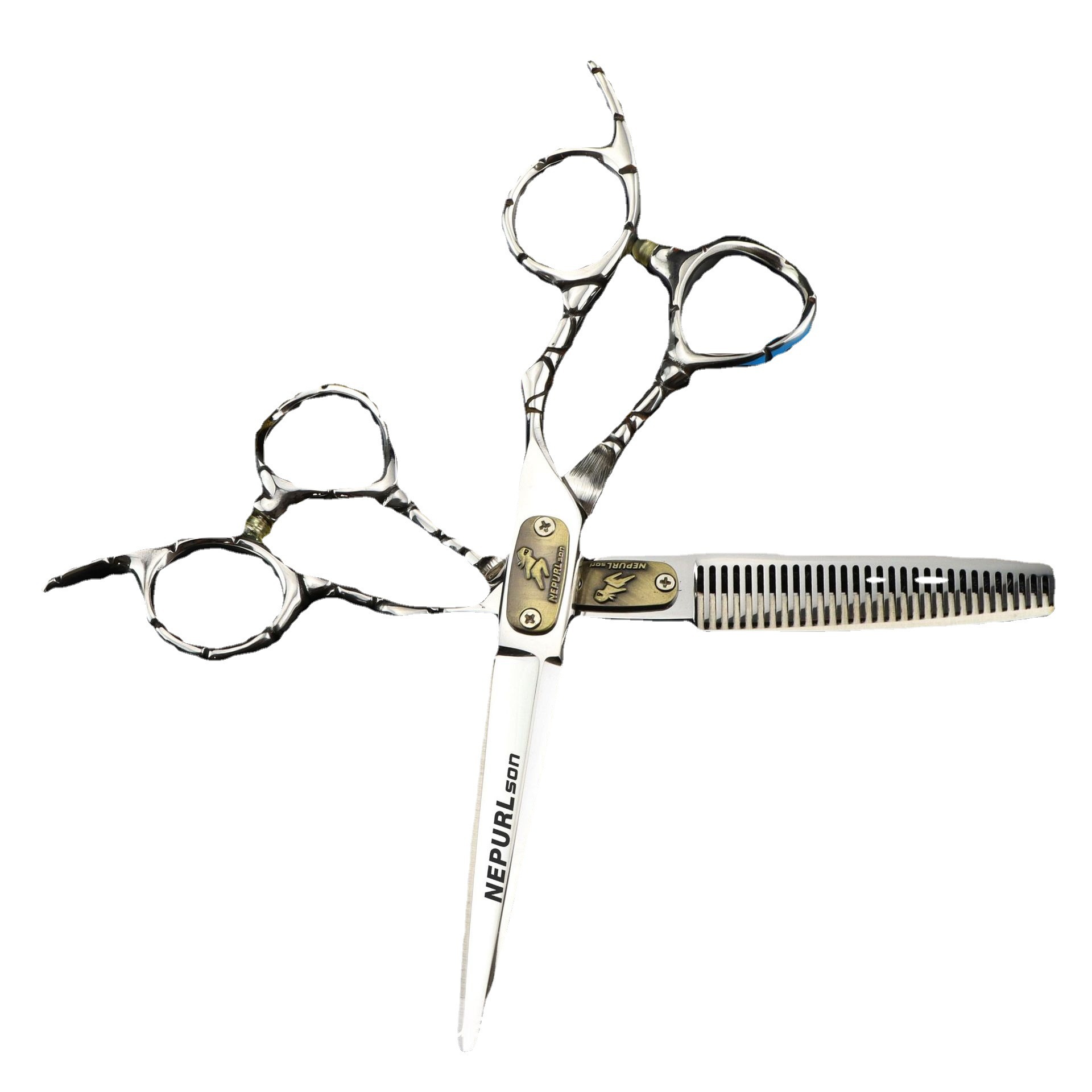 FCG-13 亮色烟斗柄盖板 奈普森美发剪直剪牙剪打薄剪发廊专用外贸