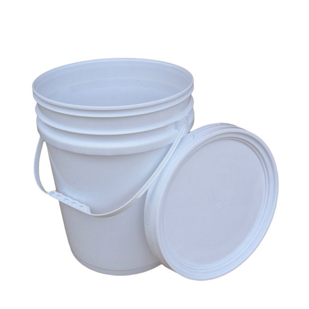 25L升多彩油墨桶PP密封涂料桶白乳胶桶油漆桶25KG公斤塑料包装桶