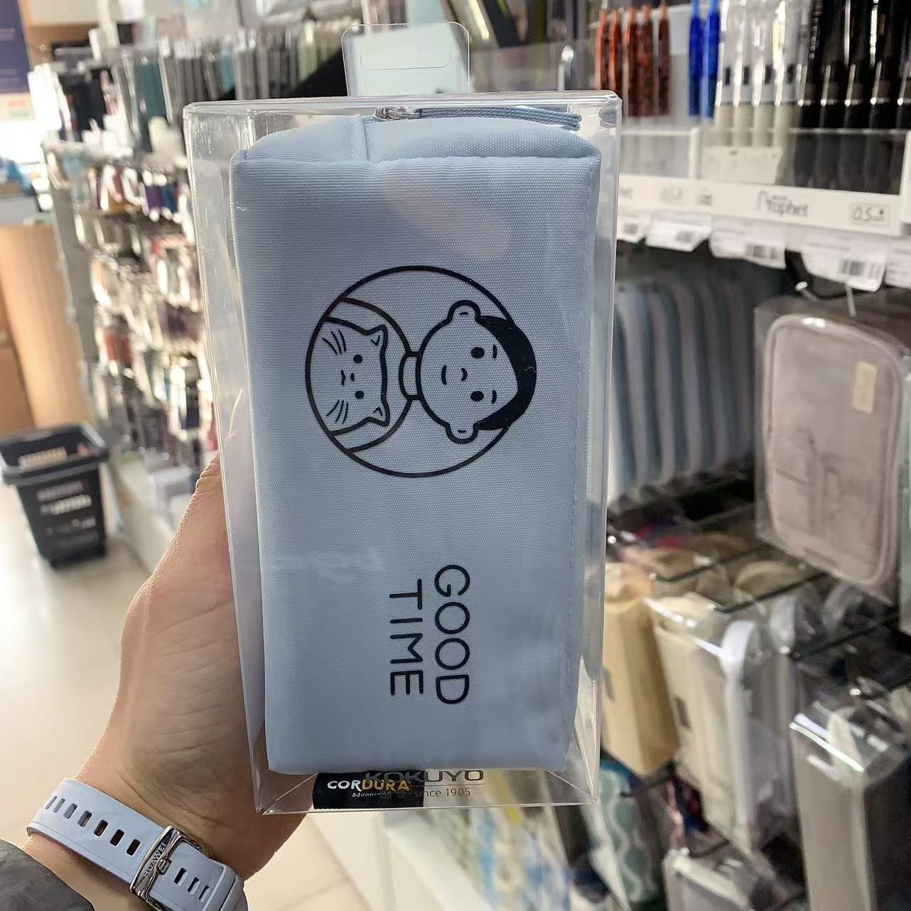 Japanese capacious pencil case for men and women