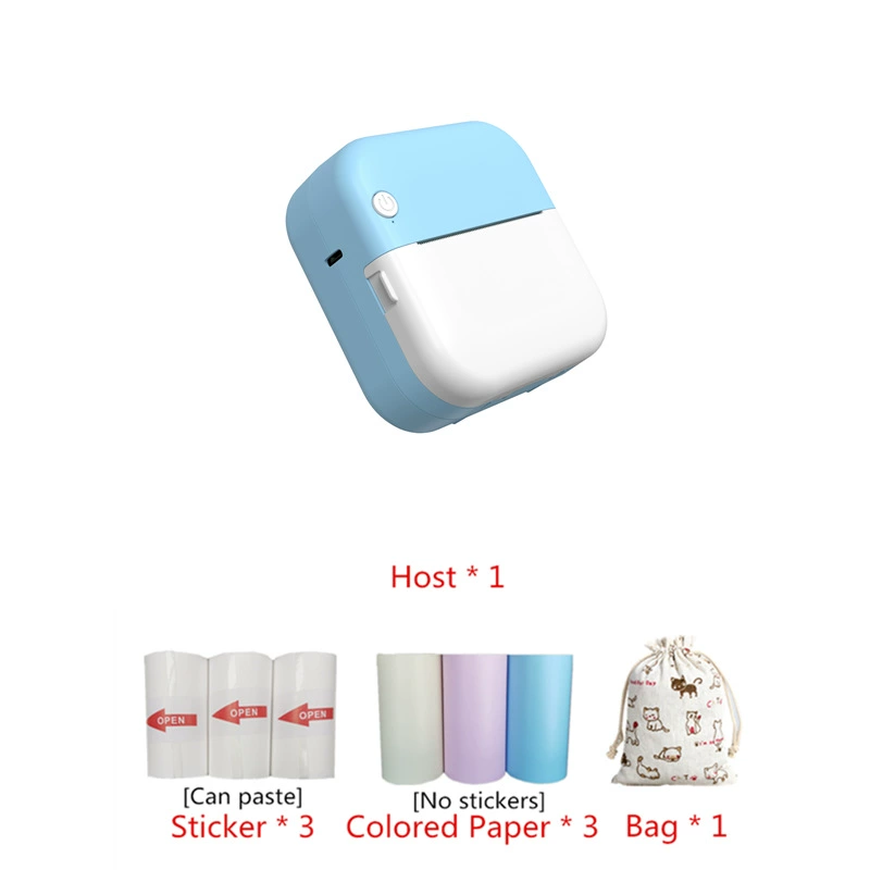 Mini photo printer C19/M3/M5 series, Bluetooth portable pocket printer, paper roll bundles available