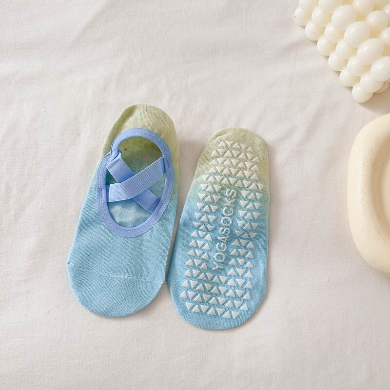 女性用グラデーションソックス、夏用浅口スポーツボートソックス、滑り止め、通気性、脱落防止、目に見えないショートヨガソックス|undefined