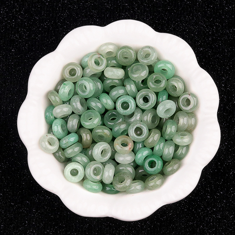 1081-大穴ビーズ 5 × 10 ミリメートル天然水晶瑪瑙大穴ビーズ DIY ビーズネックレスブレスレットアクセサリー材料|undefined