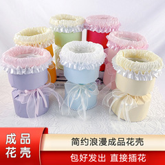 国境を越えたシンプルでロマンチックな花束、半完成の花の殻、花の販売、花、スナック、ロリポップ、DIY材料