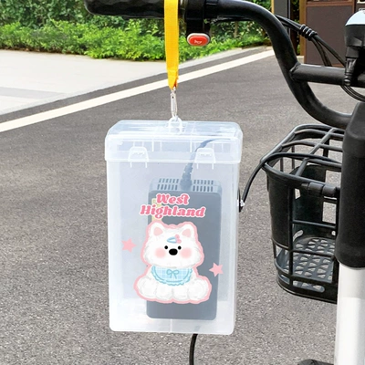 Line Dog Electric Vehicle Charger | Other Electric Vehicle Accessories - white-yellow-webbing-hook-star-samoyed