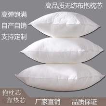 厂家直销批发无纺布2维棉抱枕芯高弹力pp棉枕芯 靠垫内胆枕芯