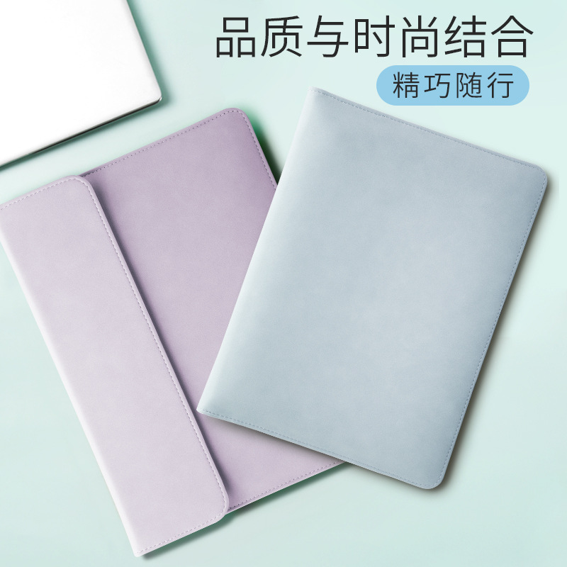 MacBookパソコンの中の大胆な包みはアップルのファーウェイを適用してノートの保護カバーの横のタイプの皮革のコンピュータの包みを連想します。|undefined