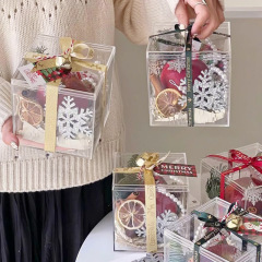 アクリルクリスマスリンゴ箱平安夜平安果包装箱手提げプレゼントギフトバッグ装飾品