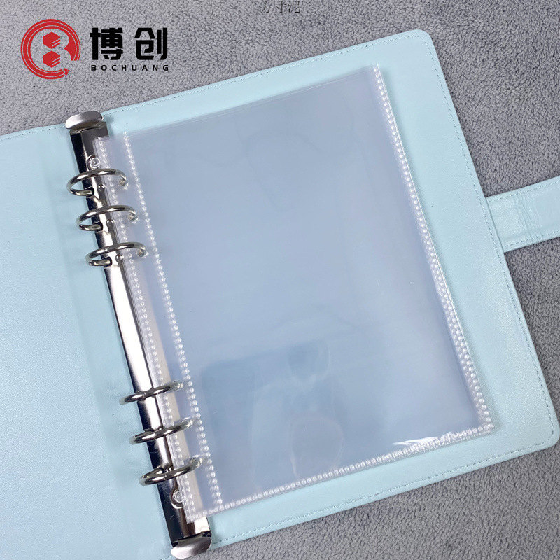 A5A6 홀 3인치 5인치 7인치 투명 PP 내부 페이지 루즈리프 카드 앨범 사진 앨범 소형 카드 사진 보관 가방 내부 코어 도매