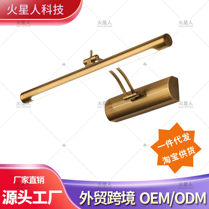 Led Adjustable Angle Mirror Front Light, Makeup Light, Bathroom Modern Minimalist Mirror Cabinet, Dressing Table Fill Light, Adjustable Lighting, Picture Light