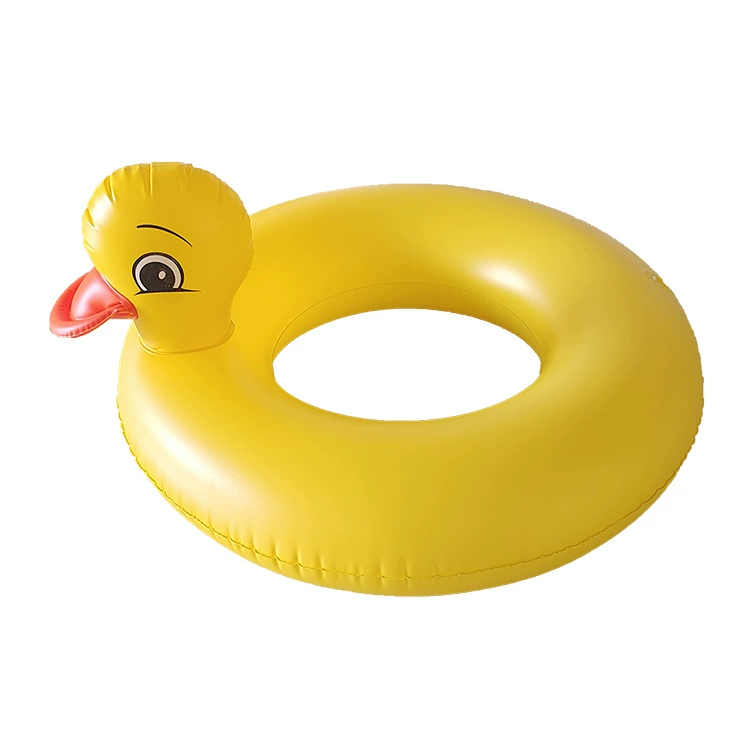 Прямые поставки с фабрики ПВХ надувные утки плавательное кольцо утолщенное детское Надувное сиденье креативное детское кольцо складное