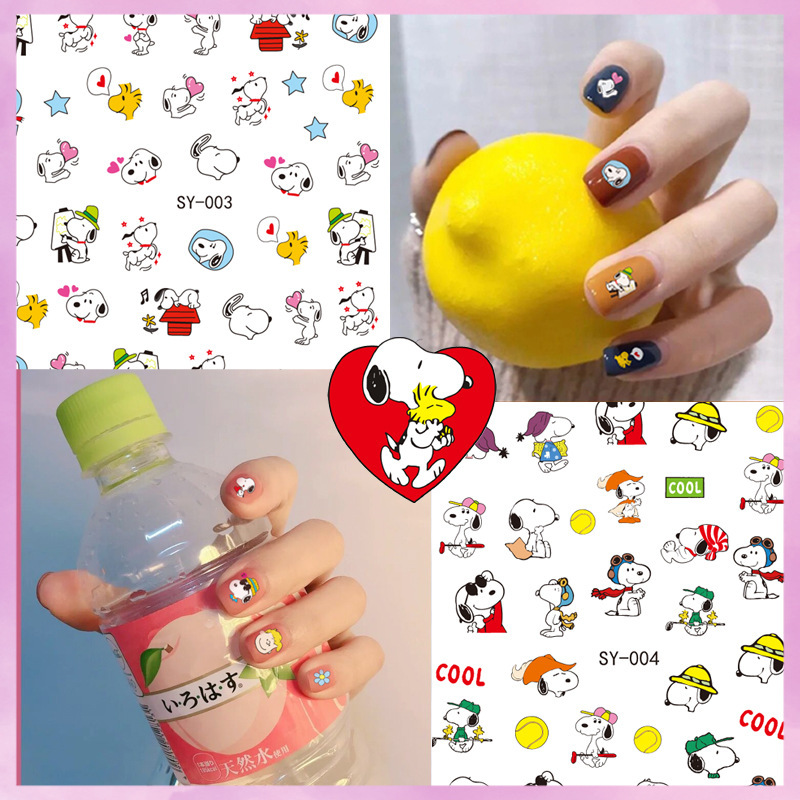 Foreign trade explosions nail stickers 3D cartoon stickers small fresh strawberry cute nail stickers children's nail decals