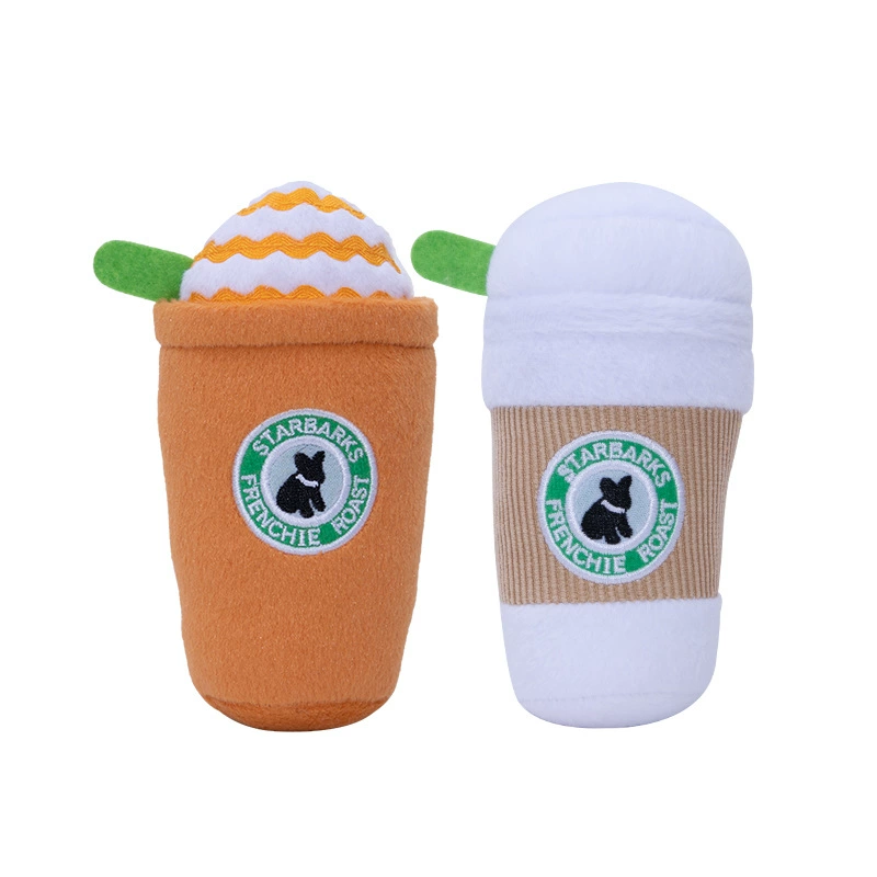 Игрушка для собак устойчивая к укусу звуковая плюшевая кукла с мороженым для домашних животных шлифовальная палочка для чистки зубов игрушка для кошек в наличии оптом