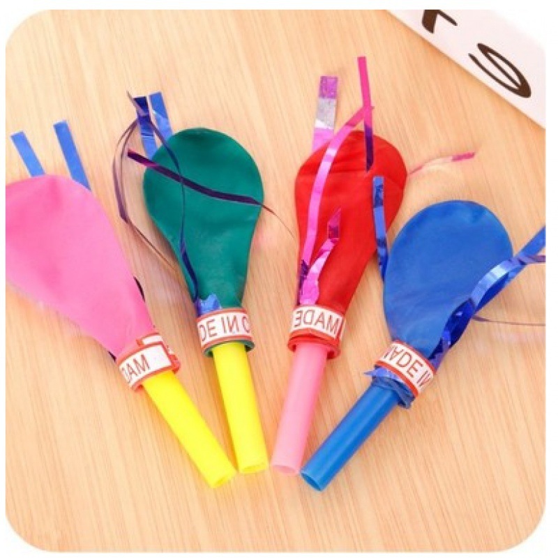 은색 휘파람 풍선 - 혼합 색상