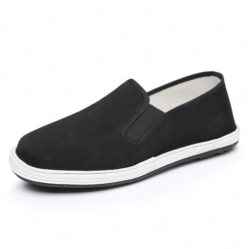 Bestselling mugwort auspicious cloud handmade layered sole old Beijing cloth shoes, men's breathable anti-slip cloth shoes