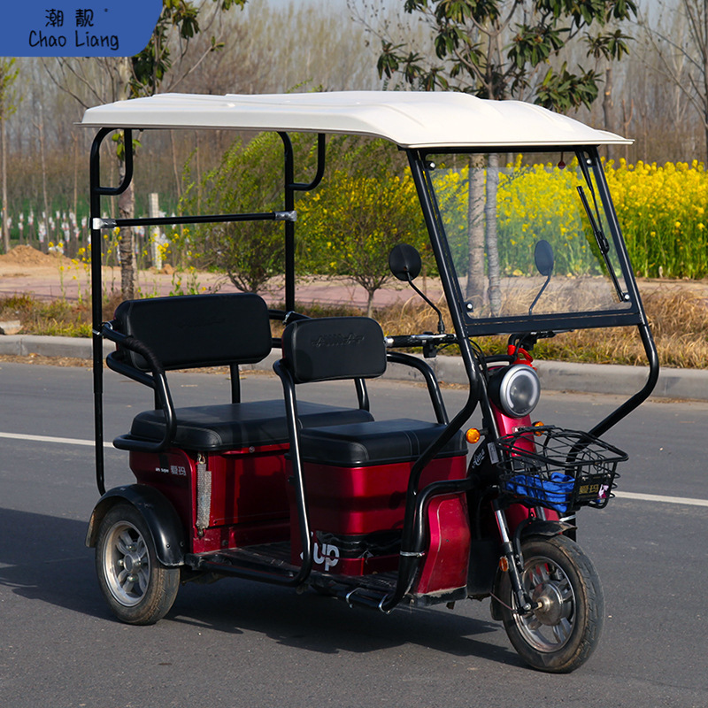 电动三轮车车棚雨篷加厚全透明封闭休闲小巴士折叠冬季挡风雨包邮