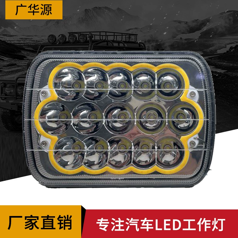 7-дюймовый рабочий свет 45 Вт с апертурой переднее освещение автомобиля фара освещение грузовика вспомогательный свет инженерный свет осмотра автомобиля