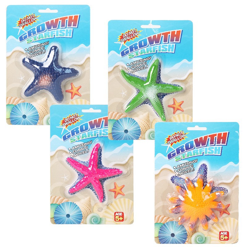 Novedoso juguete de expansión simulación animal marino tiburón delfín pulpo empapado en agua para convertirse en un gran tiburón juguete modelo juguete