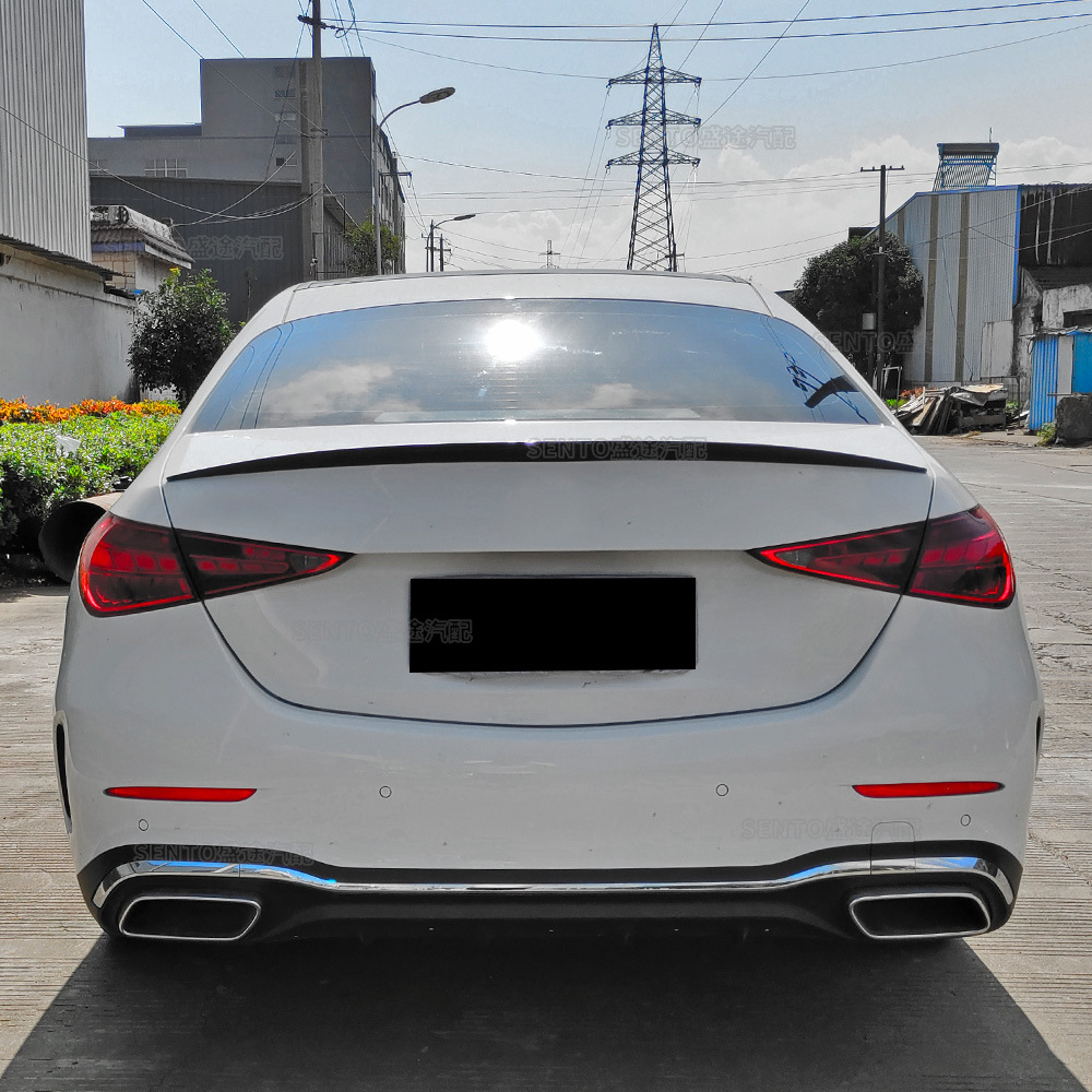Suitable for Mercedes-Benz 2022 New C- Class W206 modified tail C200 C260 rear spoiler constant wind wing pressure wing