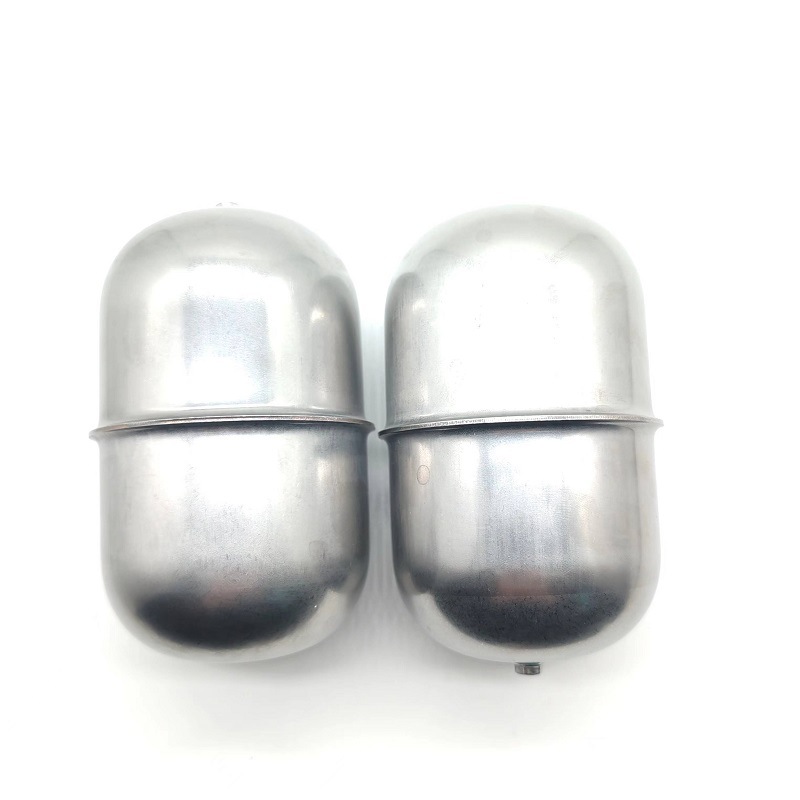 激光密封焊接耐压水球304不锈钢直径70mm长型阀门液位计椭圆浮球