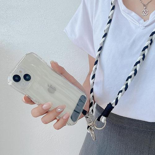Mobile phone lanyard cross-body style can be carried on the shoulder, pendant, new multi-functional universal adjustable anti-lost hanging chain strap