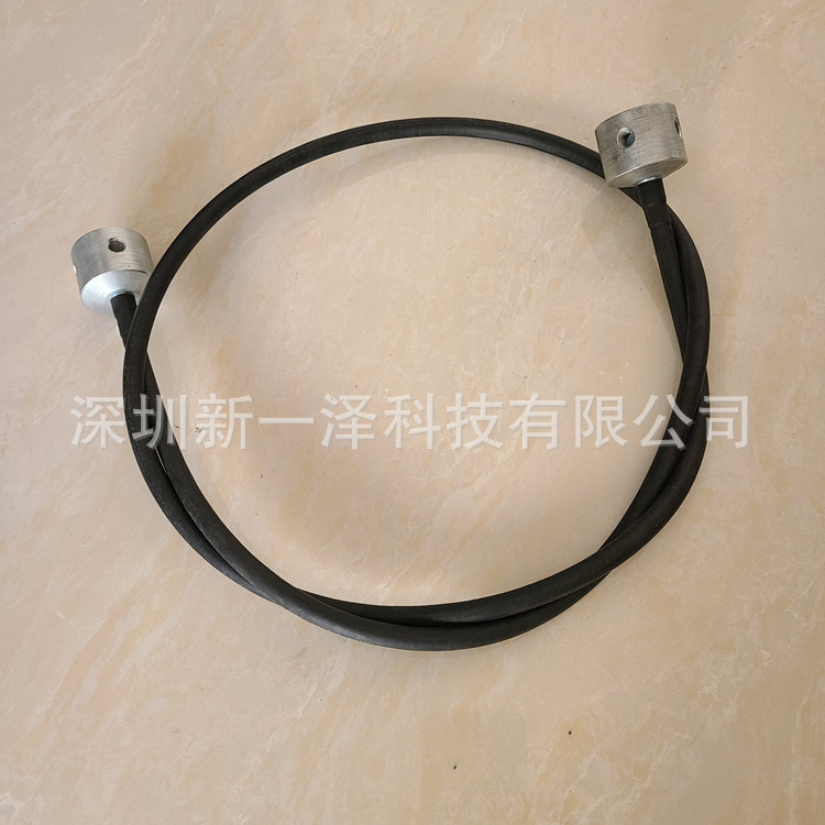 生产高精度钢丝传动软轴攻牙机电动机同步传动件同轴连接