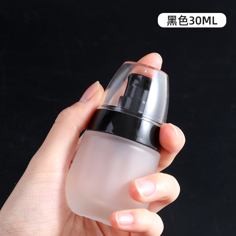 Viaje botella de cosméticos prensado base líquido portátil desmaquillaje líquido pequeño botella vacía loción botella de pulverización set