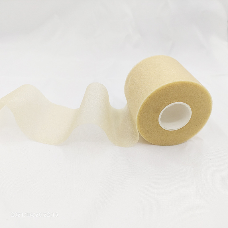 Piel deportiva Protección de película Soporte fijo Pie de golpeo Combinación de presión Guardia de muñeca Protección de pie Borde de diente Adhesivo Parche blanco no elástico