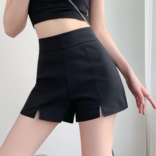 黑色西装短裤女春夏2026新款外穿高腰显瘦小个子a字休闲打底热裤