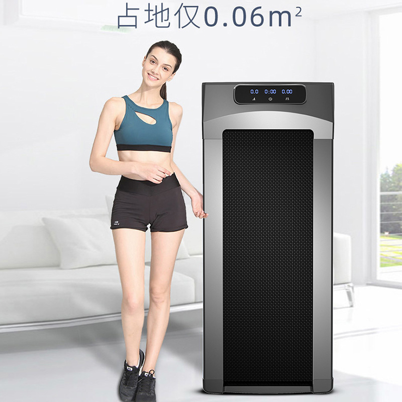 Cinta de correr eléctrica plana, plegable, silenciosa, ideal para el hogar, caminadora interior