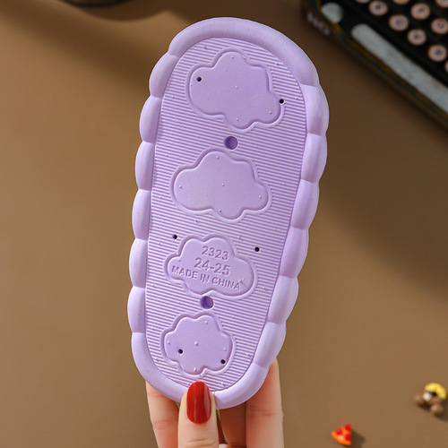 Sanrio genuine children's slippers summer girls' slippers boys cartoon home Korean version non-slip parent-child slippers