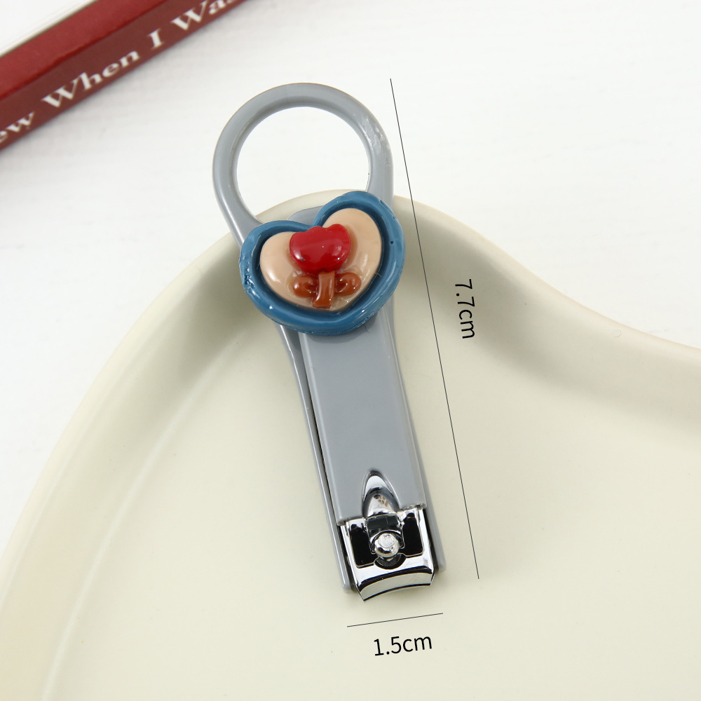 Cartoon cute nail scissors flower-shaped