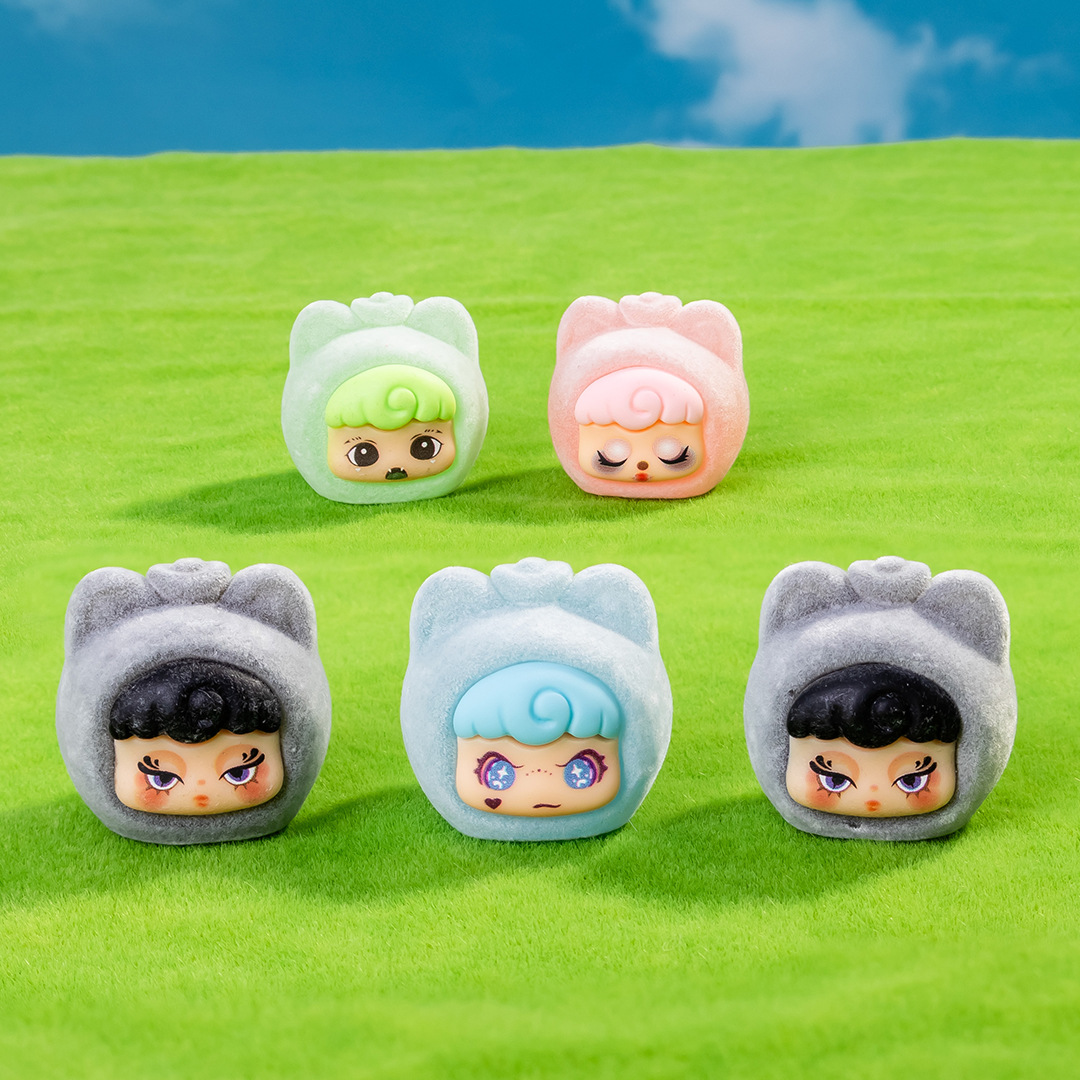 몰려든 빛나는 꿈 고양이