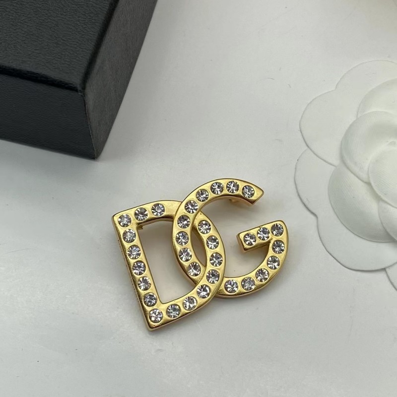 Du Jia DG broche europeo y americano transfronterizo e-commerce joyería diseño sentido nicho traje abrigo ramillete accesorios de entrega de una sola pieza image 2