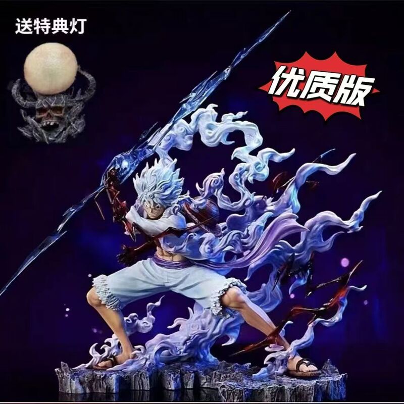 One Piece Figure Wink Nika [Large Size] Glowing Gear Five Nika Luffy Gk Figure Anime Model Display Piece