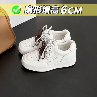 小码3233厚底小白鞋女新款复古内增高运动休闲百搭时髦板鞋ins潮