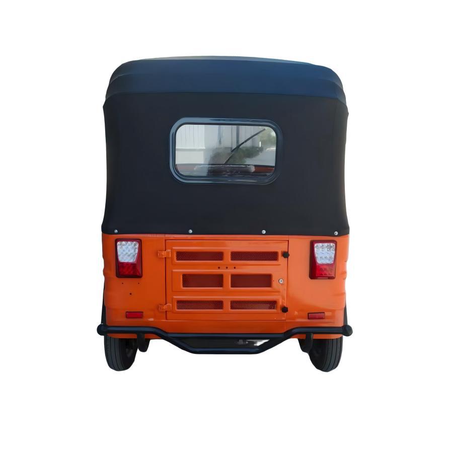 Triciclo de tres ruedas eléctrico de tres ruedas de viaje turístico con cabina de viaje de pasajeros