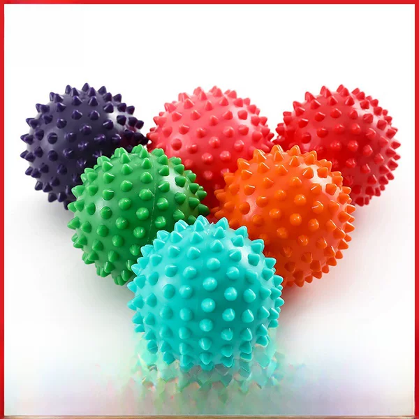 PVC pricking ball massage acupoint grip ball pointed nail fascia yoga ball fitness ball hedgehog ball