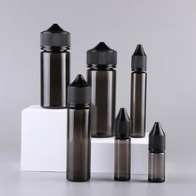 现货10ml滴油瓶pet塑料注油瓶细杆矮胖型分装50ml防盗大猩猩瓶子