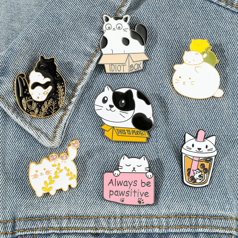 Cartoon Style, Cute Style Cartoon Style Cute Pin Animal Alloy Enamel Unisex Brooches
