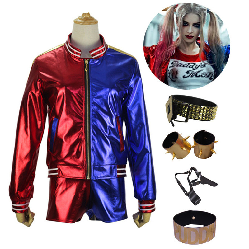 suicide squad Halle Quinn suicide squad Clown Female Adult Child cosplay Costume suicide squad Halle Quinn suicide squad Clown Female Adult Child cosplay Costume