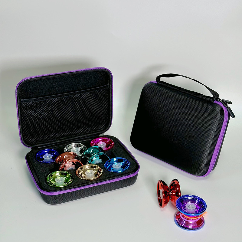 Bolsa de almacenamiento de bolas de yoyo multifuncional de 1-12 orificios Bolsa de bolas de amortiguación de vibraciones de punto Caja de almacenamiento de EVA Caja de colección portátil