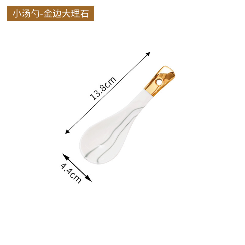 北欧ライトラグジュアリーインスタイルハイエンド大理石食器セラミック家庭用モダンなディッシュプレートスープボウル食器セット|undefined