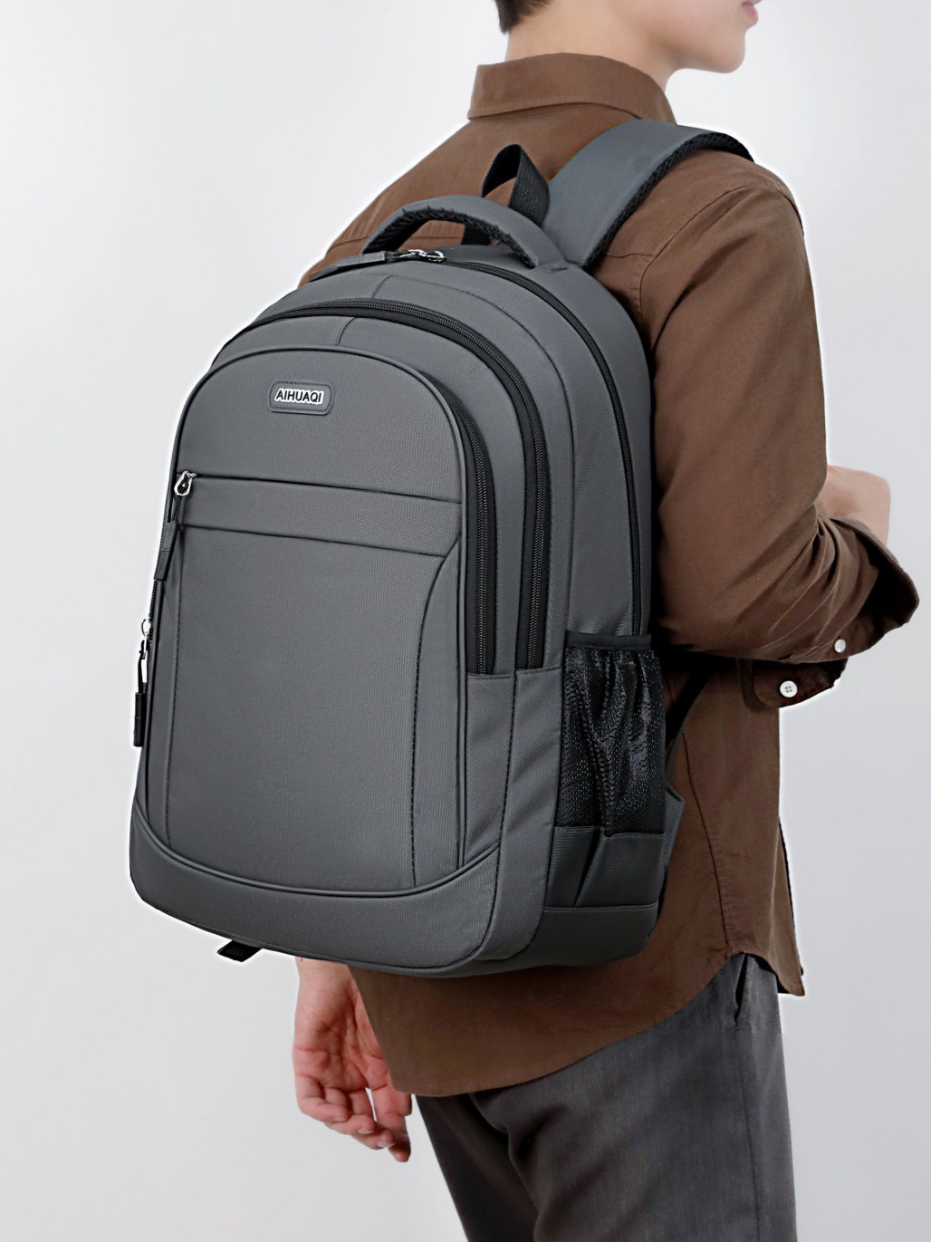 Mochila para Laptop de Negocios Tela de Oxford Transpirable para Viajes de Negocios