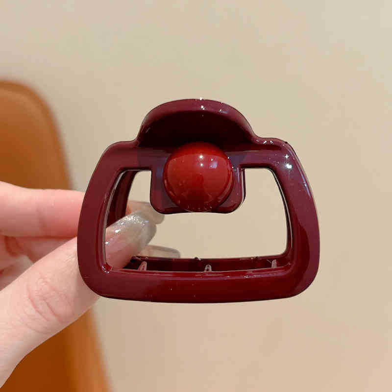 Anchor Clip de cabello de arco de sangrana para niñas otoño y invierno nuevo clip de agarre para mujeres en la parte posterior de la cabeza de cabello de tiburón clip de cabello medio